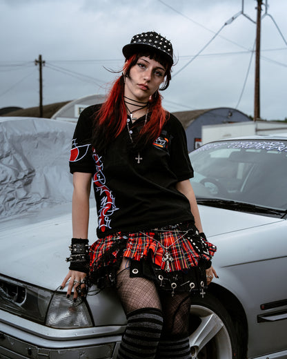Red energy polo